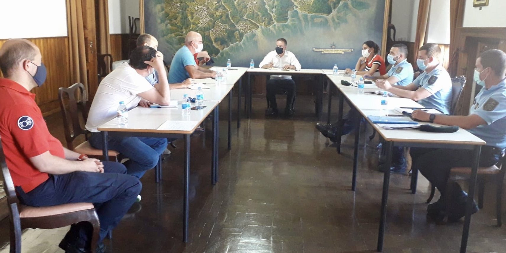Foto Reunião Prot.Civil