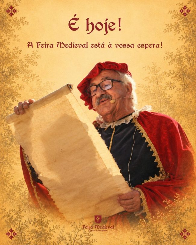 é hoje, feira medieval