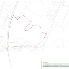 Planta terreno adquirido à D. Maria de Lurdes